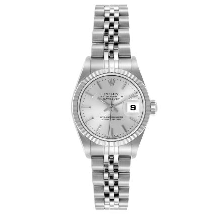 Rolex Datejust 26mm Stainless Steel Silver Dial Jubilee Band Watch 79174