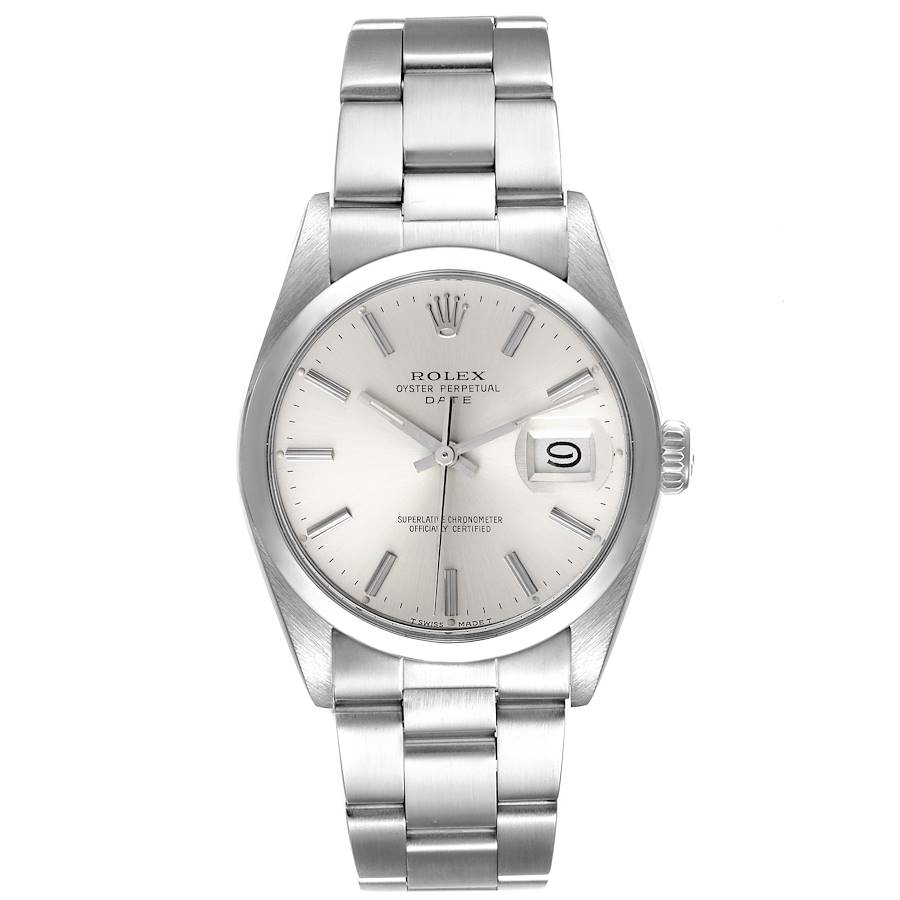 18246462 rolex date stainless steel silver dial vintage mens watch 15000 box papers 44990 63b72cca20 md
