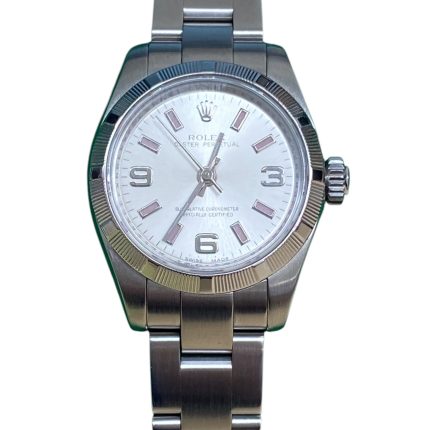 Rolex Oyster Perpetual 26mm Stainless Steel Silver Dial Oyster Watch 176210