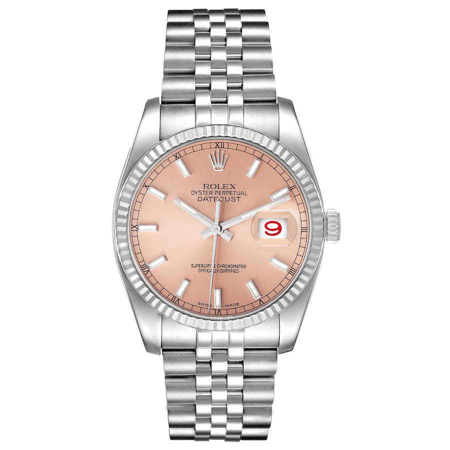 18271821 rolex datejust steel 18k white gold salmon dial mens watch 116234 48105 da6d35031e md